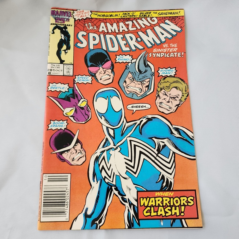 Marvel Amazing Spider-Man #281 Comic Book October 1986 Sinister Syndicate